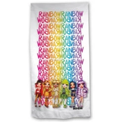 Rainbow High Girls Kinder Mikrofaser StrandtuchBadetuch XL 70x140