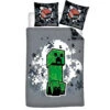 Minecraft Gamer Creeper Kinder Bettwäsche 2tlg. Set 135-140x200 65x65 -Bekleidung Peripherie 2USP00001361