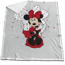 Disney Minnie Maus Coral Decke Warme Kuscheldecke 130x170 Cm