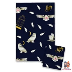 Harry Potter Hogwarts 3 Tlg Set Kinder Bademantel Handtuch Handschuh -Bekleidung Peripherie 2USP00001470b