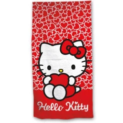 Hello Kitty Kinder Mikrofaser Strandtuch Handtuch Badetuch 70x140 Cm