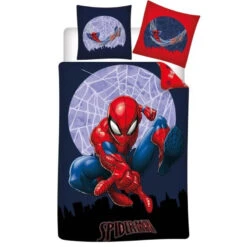 Marvel Spiderman Kinder Bettwäsche 2tlg. Set 135-140x200 65x65 Cm