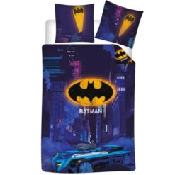 DC Comics Batman Kinder Bettwäsche Kinderbettwäsche 2tlg Set 135-140x200 65x65
