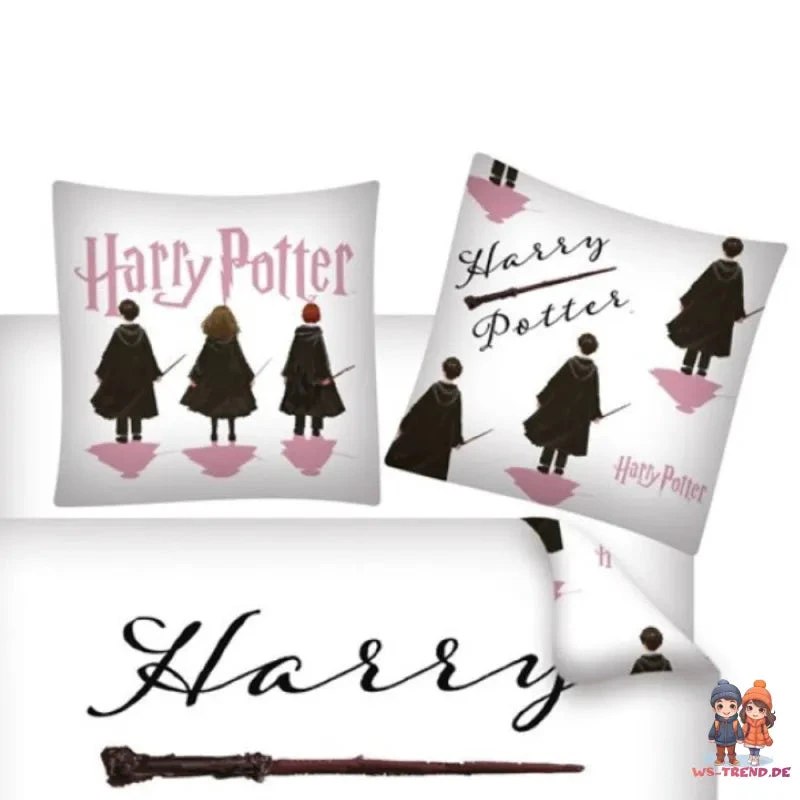 Harry Potter Hogwarts Kinder Bettwäsche 2tlg. Set 135-140x200 65x65 Cm 5 Harry Potter Hogwarts Kinder Bettwäsche 2tlg. Set 135-140x200 65x65 Cm – Bild 3