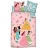 Disney Prinzessinnen Kinder Bettwäsche 2tlg. Set 135x200 80x80 Baumwolle 2 Disney Prinzessinnen Kinder Bettwäsche 2tlg. Set 135x200 80x80 Baumwolle -Bekleidung Peripherie 2USP00001615