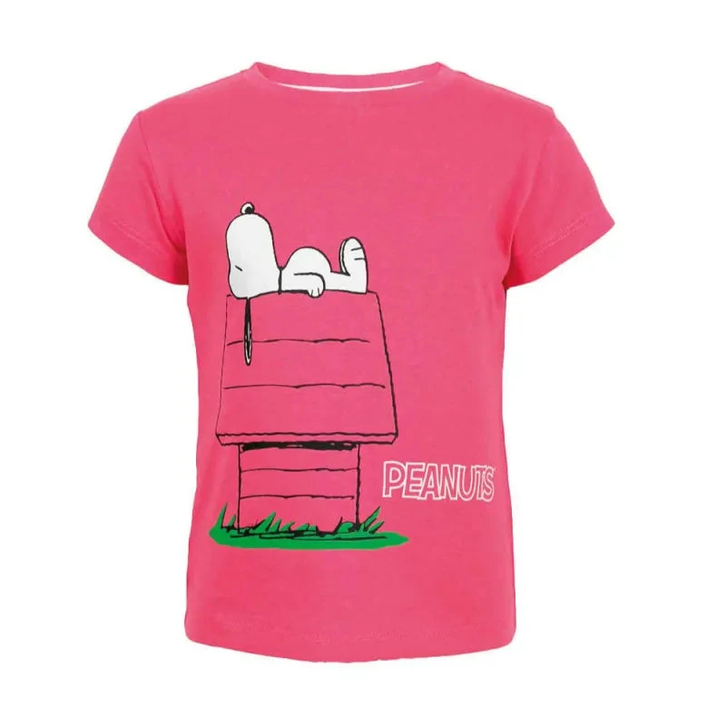 Peanuts Snoopy Kinder Mädchen Kurzarm T-Shirt Shirt 4 Peanuts Snoopy Kinder Mädchen Kurzarm T-Shirt Shirt – Bild 2