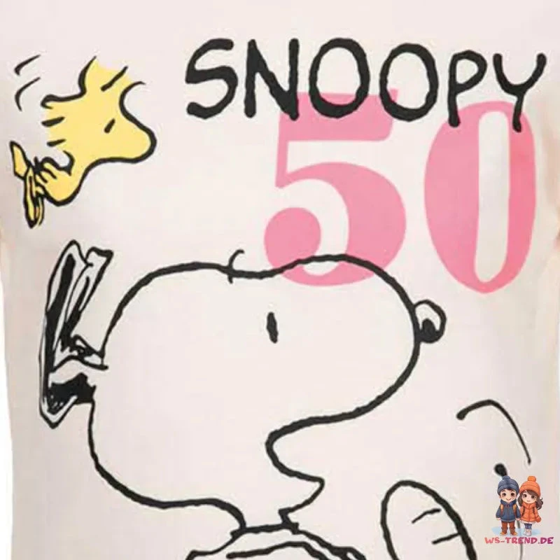 Peanuts Snoopy Kinder Mädchen Kurzarm T-Shirt Shirt 7 Peanuts Snoopy Kinder Mädchen Kurzarm T-Shirt Shirt – Bild 5