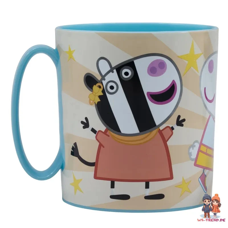 Stor Peppa Wutz Kinder Geschirr-Set 3 Teilig Becher Teller Schüssel - Molly George 5 Stor Peppa Wutz Kinder Geschirr-Set 3 Teilig Becher Teller Schüssel - Molly George – Bild 3