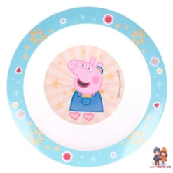 Stor Peppa Wutz Kinder Geschirr-Set 3 Teilig Becher Teller Schüssel - Molly George 13 Stor Peppa Wutz Kinder Geschirr-Set 3 Teilig Becher Teller Schüssel - Molly George -Bekleidung Peripherie 41246 B
