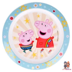 Stor Peppa Wutz Kinder Geschirr-Set 5 Teilig Becher Teller Schüssel Besteck -Bekleidung Peripherie 41247 A 8f6f3ac8 e97e 42e2 bf21 9d268ff6bc8a