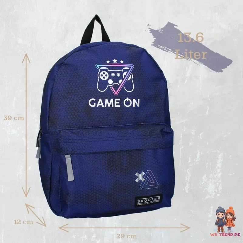 Gamer Zocker Jungen Rucksack Schultasche Backpack 39 X 29 X12 Cm 9 Gamer Zocker Jungen Rucksack Schultasche Backpack 39 X 29 X12 Cm – Bild 7