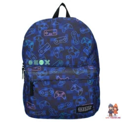 Gamer Zocker Jungen Rucksack Schultasche Backpack 39 X 29 X12 Cm 23 Gamer Zocker Jungen Rucksack Schultasche Backpack 39 X 29 X12 Cm -Bekleidung Peripherie 421 00311 blue 421 00311 blue 1front