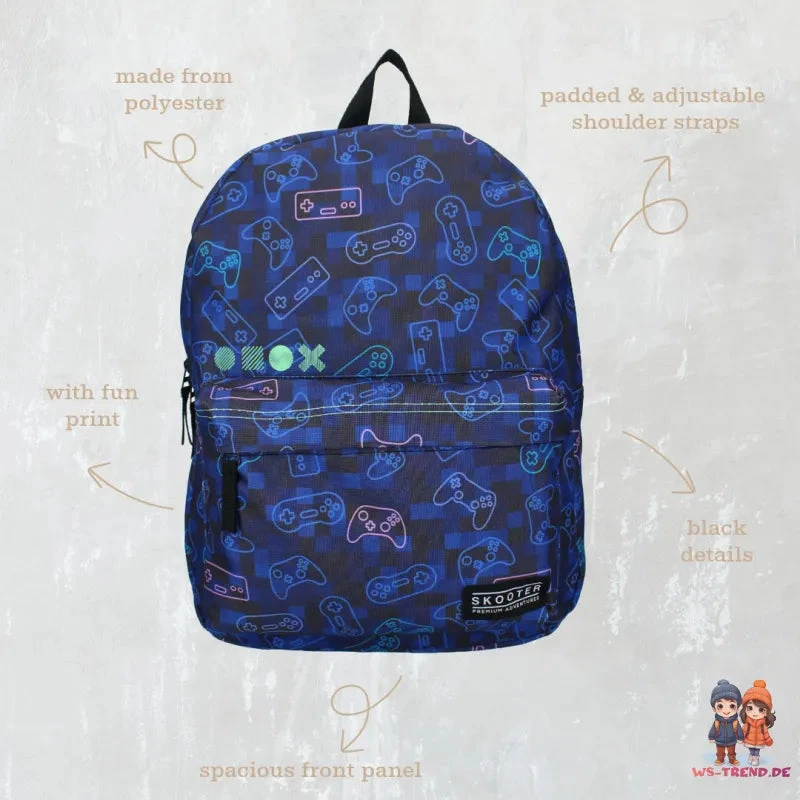 Gamer Zocker Jungen Rucksack Schultasche Backpack 39 X 29 X12 Cm 14 Gamer Zocker Jungen Rucksack Schultasche Backpack 39 X 29 X12 Cm – Bild 12