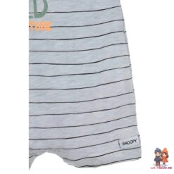 Snoopy Love Baby Kleinkind Kurzarm Body Strampler -Bekleidung Peripherie 465x465 0 EV0086.BIO LGY D1