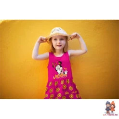 Disney Minnie Maus Kinder Mädchen Kleid Sommerkleid -Bekleidung Peripherie 465x465 0 WE1091 DFU ML