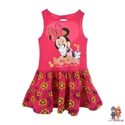 Disney Minnie Maus Kinder Mädchen Kleid Sommerkleid -Bekleidung Peripherie 465x465 0 WE1091 PI S