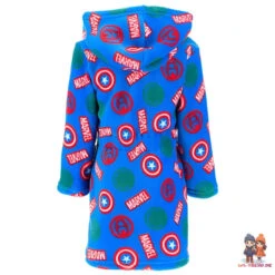 Marvel Avengers Kinder Mikrofaser Fleece Bademantel -Bekleidung Peripherie 465x465 0 XH20021 BL B