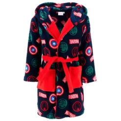 Marvel Avengers Kinder Mikrofaser Fleece Bademantel -Bekleidung Peripherie 465x465 0 XH20021 LNA
