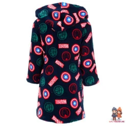 Marvel Avengers Kinder Mikrofaser Fleece Bademantel -Bekleidung Peripherie 465x465 0 XH20021 LNA B