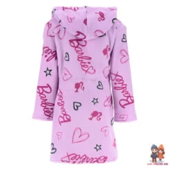 Barbie Mädchen Kinder Hausmantel Bademantel Mit Kapuze -Bekleidung Peripherie 465x465 0 XH20064 PU B