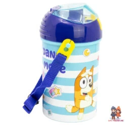 Stor Bluey Bingo Kinder Wasserflasche Trinkflasche Flasche 450 Ml Tragegurt -Bekleidung Peripherie 50669 B