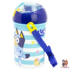 Stor Bluey Bingo Kinder Wasserflasche Trinkflasche Flasche 450 Ml Tragegurt -Bekleidung Peripherie 50669 C