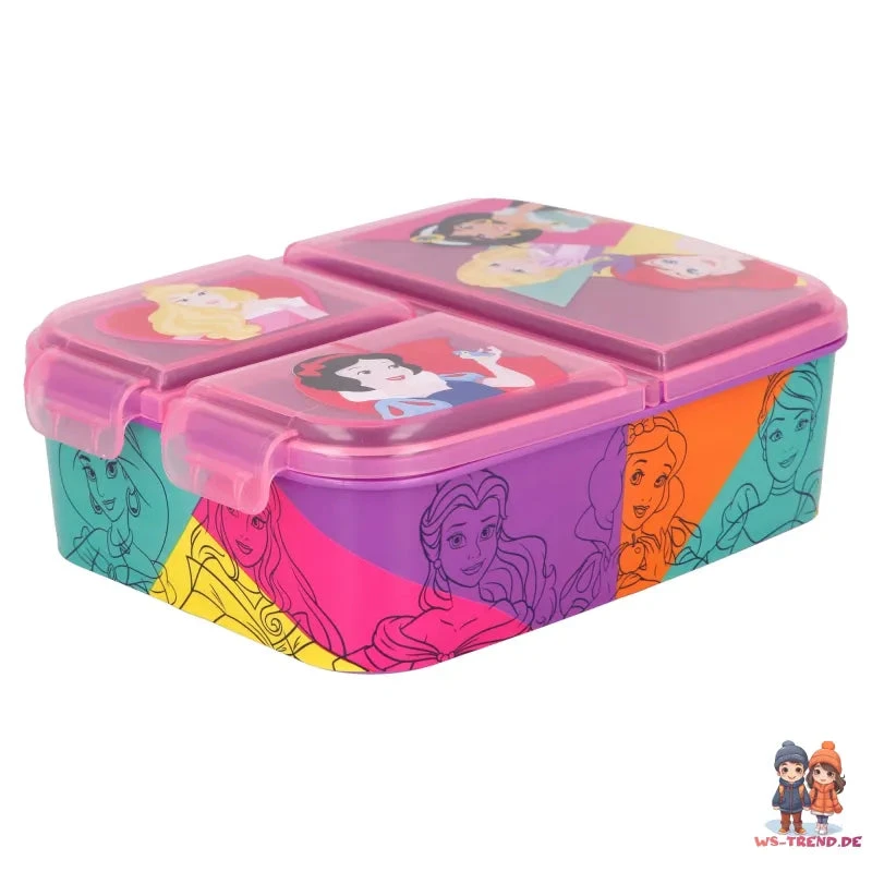 Disney Princess Arielle Jasmin 2 Tlg Set Brotdose 3 Kammern Alu-Trinkflasche 5 Disney Princess Arielle Jasmin 2 Tlg Set Brotdose 3 Kammern Alu-Trinkflasche – Bild 3