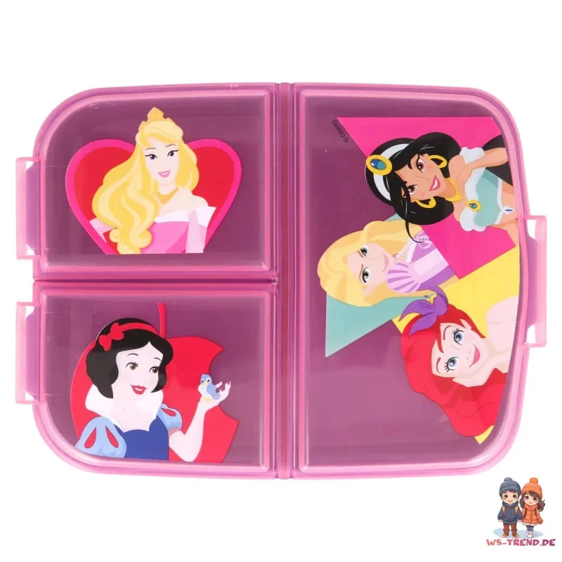 Disney Princess Arielle Jasmin 2 Tlg Set Brotdose 3 Kammern Alu-Trinkflasche 7 Disney Princess Arielle Jasmin 2 Tlg Set Brotdose 3 Kammern Alu-Trinkflasche – Bild 5