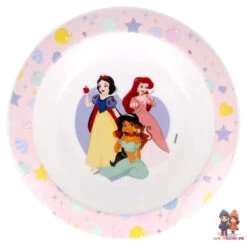 Disney Prinzessinnen Arielle Kinder Geschirr-Set 3 Teilig Becher Teller Schüssel -Bekleidung Peripherie 51246 B
