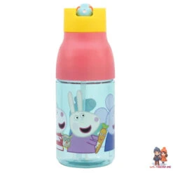 Peppa Pig Wutz Sportflasche Wasserflasche Trinkflasche Flasche Halm 420 Ml -Bekleidung Peripherie 52835 C
