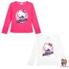 Hello Kitty Kinder Mädchen Langarm T-Shirt -Bekleidung Peripherie 650x465 0 XH1324 DF