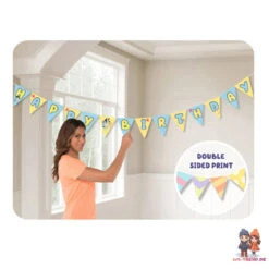 AMSCAN Bluey Und Bingo Kinder 18 Tlg Party Set Geburtstag Kinderparty Tischdecke Deko -Bekleidung Peripherie 6748487 9915384 2 3 600