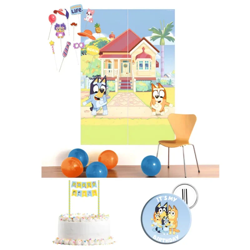 AMSCAN Bluey Und Bingo Kinder 15 Tlg Party Set Geburtstag Kinderparty Dekobild 141x200 Cm 3 AMSCAN Bluey Und Bingo Kinder 15 Tlg Party Set Geburtstag Kinderparty Dekobild 141x200 Cm
