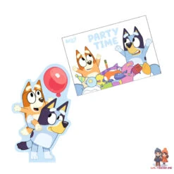 AMSCAN Bluey Und Bingo Kinder 18 Tlg Party Set Geburtstag Kinderparty Tischdecke Deko -Bekleidung Peripherie 6748582 9915645 2 3 600
