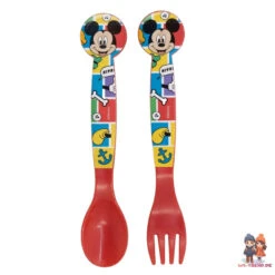 Disney Mickey Maus 4 Teiliges Lunch Set Brotdose Alu-Trinkflasche - Löffel Gabel -Bekleidung Peripherie 74317 B cdfbd9a9 c211 4c87 bca7 ee4997a5d3d2