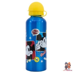 Disney Mickey Maus 4 Teiliges Lunch Set Brotdose XL Alu-Trinkflasche Besteck -Bekleidung Peripherie 74360 B