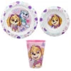 Paw Patrol Skye Everest Kinder Geschirr-Set 3 Teilig XL Becher Teller Schüssel 2 Paw Patrol Skye Everest Kinder Geschirr-Set 3 Teilig XL Becher Teller Schüssel -Bekleidung Peripherie 74506 0