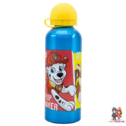 Paw Patrol Chase Marshall 4 Tlg Kinder Set Brotdose Alu-Trinkflasche Besteck -Bekleidung Peripherie 74660 B