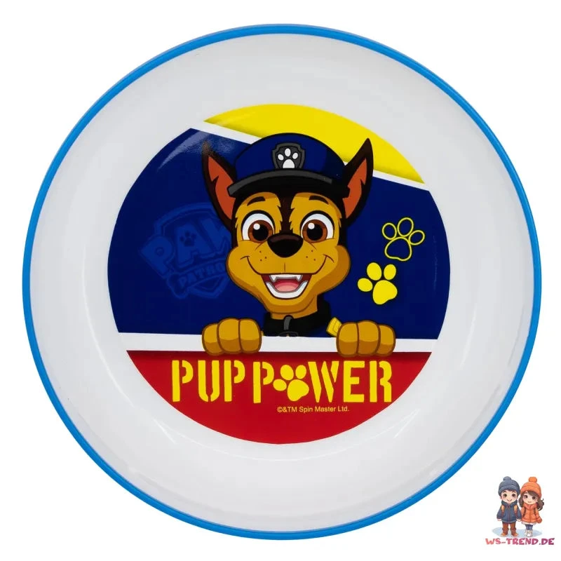 Paw Patrol Kinder Geschirr-Set 3 Teilig Becher Teller Schüssel 5 Paw Patrol Kinder Geschirr-Set 3 Teilig Becher Teller Schüssel – Bild 3