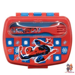 Marvel Spiderman 5 Tlg Kinder Set 3 Kammern Brotdose Trinkflasche Mini Dose 14 Marvel Spiderman 5 Tlg Kinder Set 3 Kammern Brotdose Trinkflasche Mini Dose -Bekleidung Peripherie 74709 B
