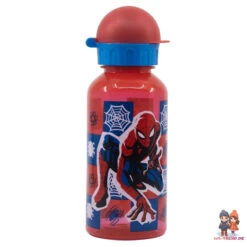 Marvel Spiderman 2 Teiliges Kinder Set 3 Kammern Brotdose Trinkflasche -Bekleidung Peripherie 74710 B