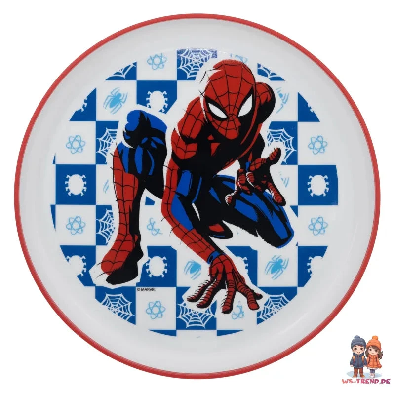 Marvel Spiderman Kinder Geschirr-Set 3 Teilig Becher Teller Schüssel 6 Marvel Spiderman Kinder Geschirr-Set 3 Teilig Becher Teller Schüssel – Bild 4