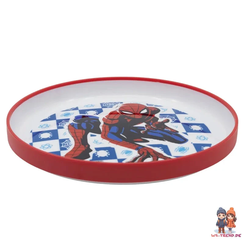 Marvel Spiderman Kinder Geschirr-Set 3 Teilig Becher Teller Schüssel 7 Marvel Spiderman Kinder Geschirr-Set 3 Teilig Becher Teller Schüssel – Bild 5