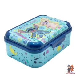 Disney Lilo Und Stitch Angel 2 Tlg. Lunch Set Brotdose Plus Trinkflasche 510 Ml -Bekleidung Peripherie 75043 A