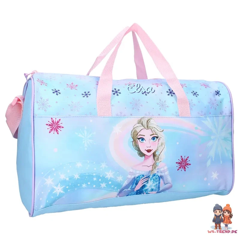 Disney Die Eiskönigin Elsa 2tlg. Set Kinder Sporttasche Tasche Plus Trinkflasche 4 Disney Die Eiskönigin Elsa 2tlg. Set Kinder Sporttasche Tasche Plus Trinkflasche – Bild 2