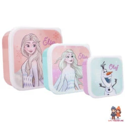 Disney Die Eiskönigin 5 Tlg Set Mädchen Trolley Kinderkoffer Lunchbox Snackboxen -Bekleidung Peripherie 785 4742 pink