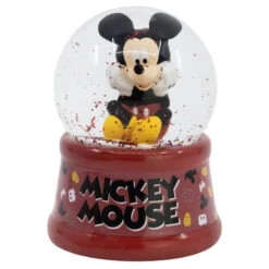 Disney Mickey Maus Mini Glaskugel Schneekugel 9 X 7 Cm
