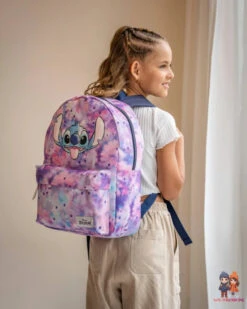 Disney Lilo Und Stitch Mädchen Rucksack Schultasche 39x29x12 Cm -Bekleidung Peripherie 795 4101 portret1