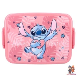 Disney Lilo Und Stitch 2 Tlg. Lunch Set Brotdose Plus Trinkflasche 650 Ml -Bekleidung Peripherie 795 4717 pink 795 4717 pink 1front