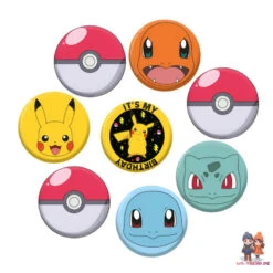 Pokemon Pikachu Geburtstag Deko Set 24tlg.Memory Spiel Buttons Banner -Bekleidung Peripherie 7953423 9917114 2 3 600